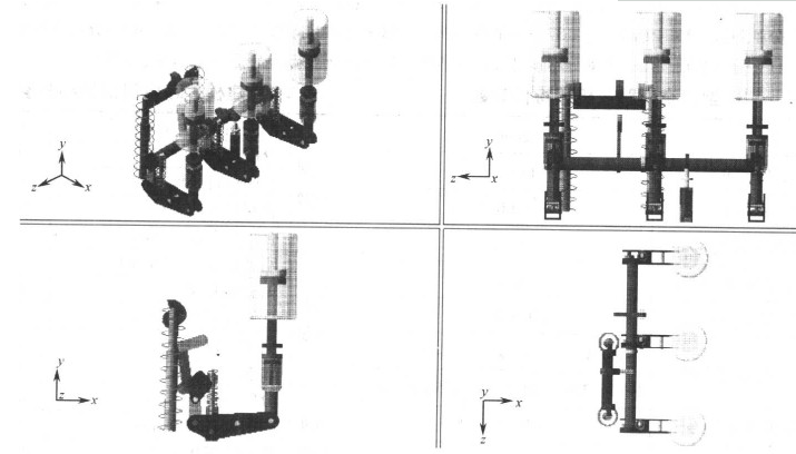 VS1真空斷路器操作機構建模圖